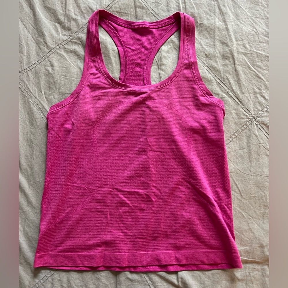 Lululemon Swiftly Tech tank- Powpow pink
